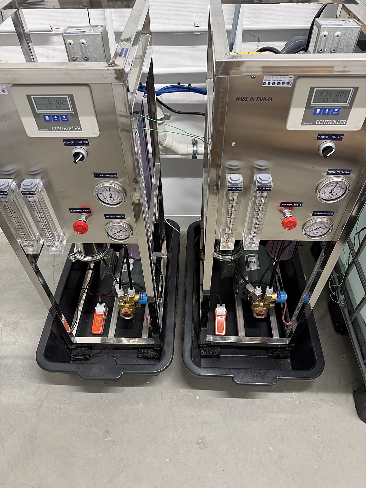 Demi-water opvoerinstallatie